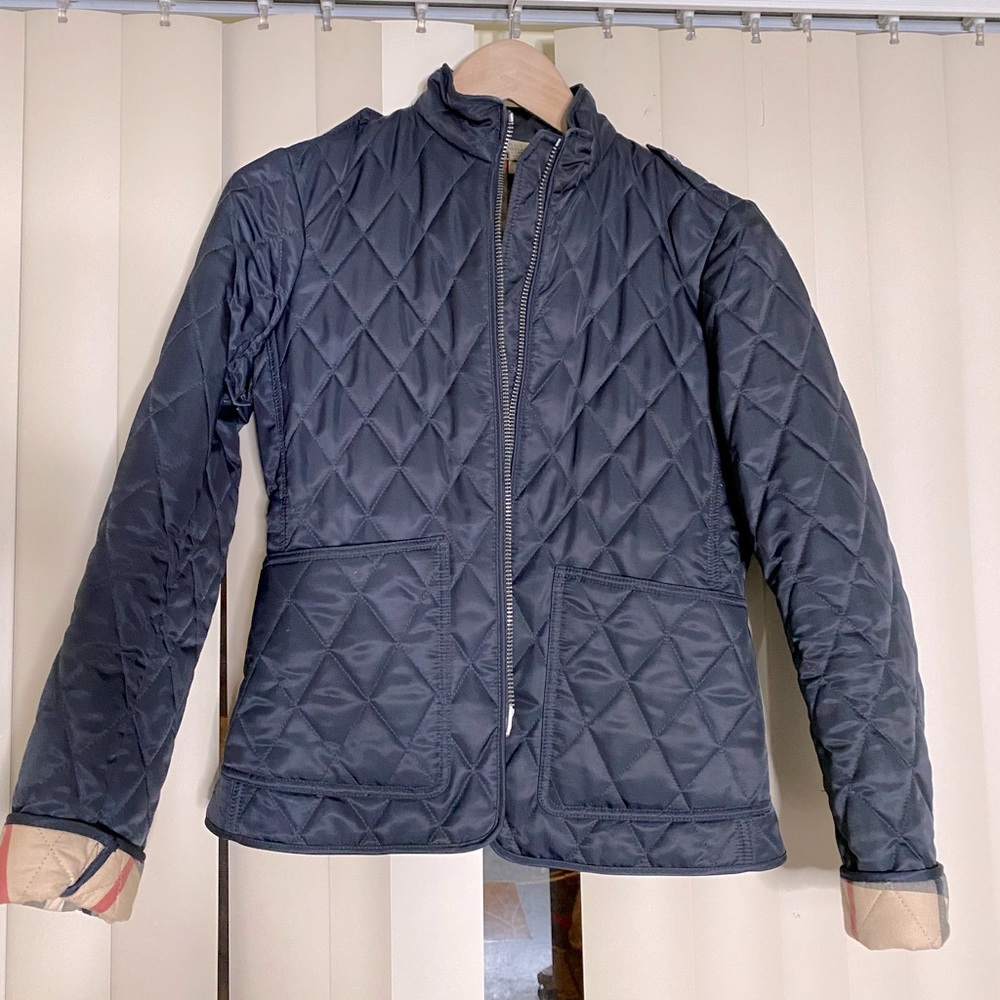 Burberry quilted filed jacket size XS P. Brand new